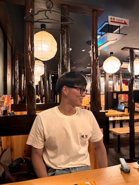 「Maison Kitsune（メゾンキツネ）のアイテム」を使った、aoさん（メンズ・176cm）の秋コーディネート