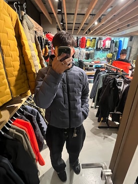 「アイテム（ダウンジャケット/コート）」を使った、aoさん（メンズ・176cm・20代）の秋コーディネート