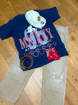 「アイテム（デニムパンツ、ベージュ系）」を使った、norunoru94さん（メンズ・174cm）の秋コーディネート