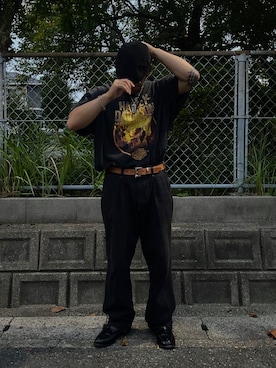 「Harley-Davidson（ハーレーダビッドソン）のアイテム」を使った、norunoru94さん（メンズ・174cm）の秋コーディネート