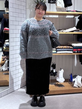 「アイテム（チョーカー）」を使った、ninomiii203さん（レディース・156cm・20代）の冬コーディネート