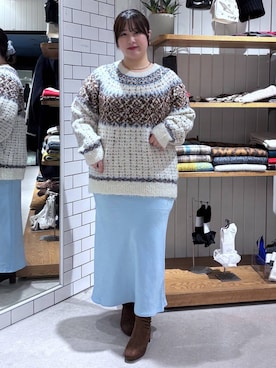 「アイテム（チョーカー）」を使った、ninomiii203さん（レディース・156cm・20代）の冬コーディネート