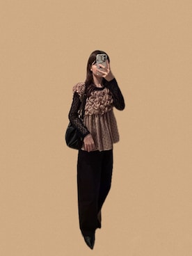 「Kotoe（コトエ）のアイテム」を使った、みあいさん（レディース・157cm）の秋コーディネート