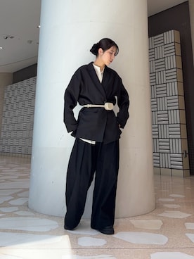 「KBF（ケイビーエフ）のアイテム（シューズ）」を使った、ﾊｲﾅさん（レディース・159cm）の春コーディネート