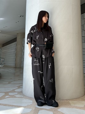 「KBF（ケイビーエフ）のアイテム（シューズ）」を使った、ﾊｲﾅさん（レディース・159cm）の春コーディネート