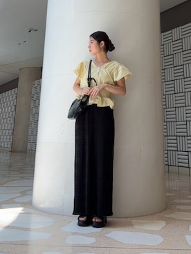 「暑い」｜ﾊｲﾅさん（レディース・159cm）の夏コーディネート