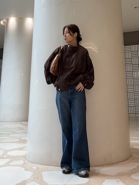 「KBF（ケイビーエフ）のアイテム（ジャケット/アウター）」を使った、ﾊｲﾅさん（レディース・159cm）の秋コーディネート