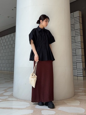「KBF（ケイビーエフ）のアイテム（シューズ）」を使った、ﾊｲﾅさん（レディース・159cm）の春コーディネート