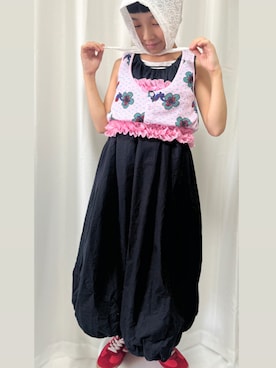 「アイテム（スニーカー）」を使った、KAROさん（キッズ・142cm）の夏コーディネート