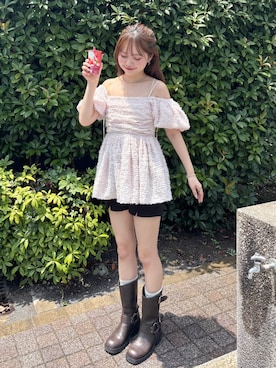 miyu 🤍さん(レディース・156cm)の夏コーディネート