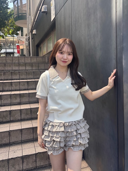 フリルティアードショートパンツ（その他パンツ）｜Chico（チコ）の