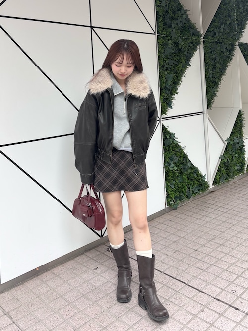 ハーフジップルーズスウェット（Tシャツ/カットソー）｜Chico（チコ