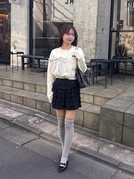 miyu 🤍さん(レディース・156cm)の冬コーディネート