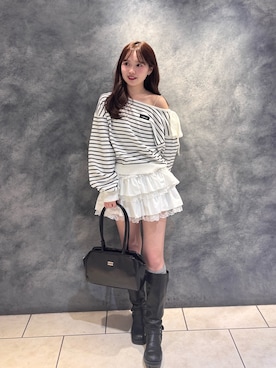 miyu 🤍さん(レディース・156cm)の春コーディネート