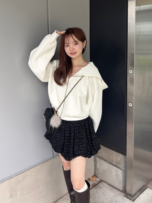 セール】裾バルーンレースミニスカート（スカート）｜Chico（チコ）の