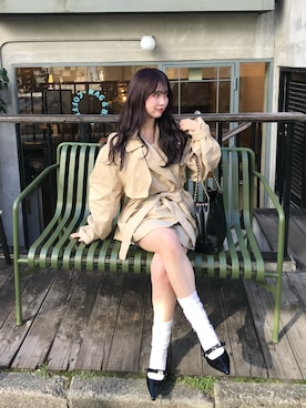 miyu 🤍さん（レディース・156cm）の冬コーディネート