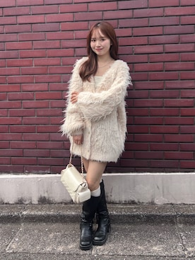 「アイテム（キャミソール）」を使った、miyu 🤍さん（レディース・156cm）の秋コーディネート