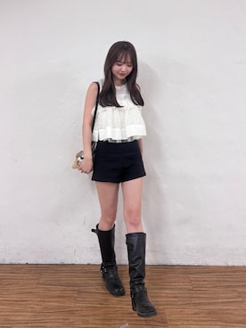 miyu 🤍さん（レディース・156cm）の春コーディネート