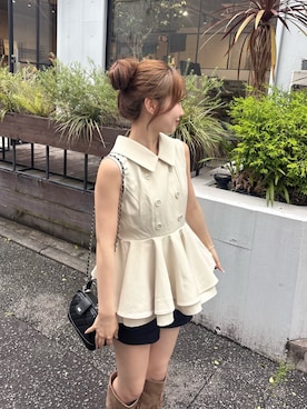 miyu 🤍さん(レディース・156cm)の夏コーディネート