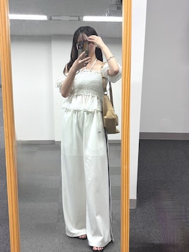 「花見」｜miyu 🤍さん（レディース・156cm）の春コーディネート