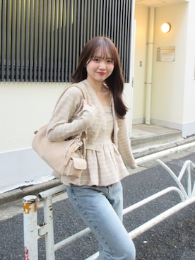 miyu 🤍さん（レディース・156cm）の春コーディネート