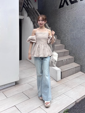 miyu 🤍さん（レディース・156cm）の春コーディネート