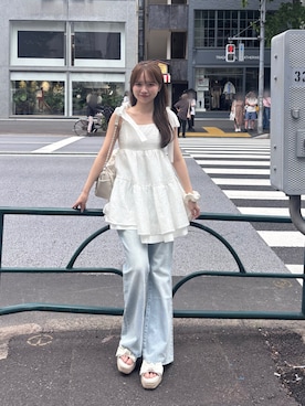 miyu 🤍さん(レディース・156cm)の春コーディネート