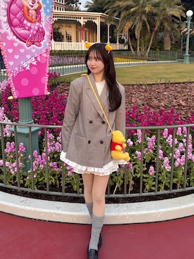 miyu 🤍さん（レディース・156cm）の冬コーディネート