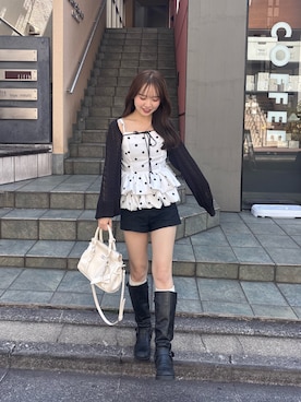 miyu 🤍さん（レディース・156cm）の春コーディネート