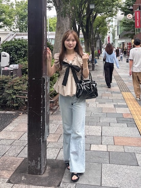 miyu 🤍さん(レディース・156cm)の夏コーディネート
