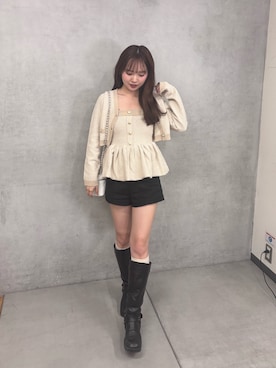 miyu 🤍さん(レディース・156cm)の春コーディネート
