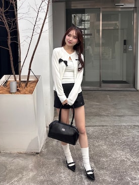 miyu 🤍さん（レディース・156cm）の冬コーディネート