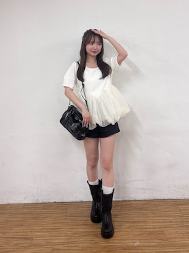 miyu 🤍さん（レディース・156cm）の春コーディネート