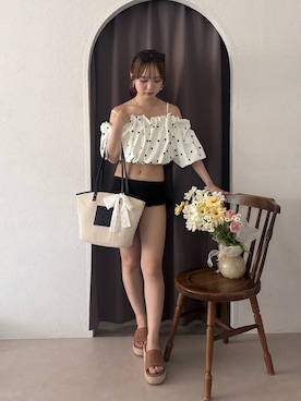 miyu 🤍さん(レディース・156cm)の夏コーディネート