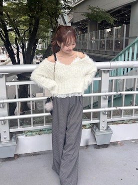 「アイテム（その他小物）」を使った、miyu 🤍さん（レディース・156cm）の秋コーディネート