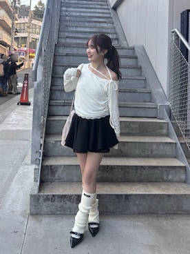 miyu 🤍さん（レディース・156cm）の冬コーディネート