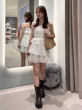 miyu 🤍さん（レディース・156cm）の夏コーディネート