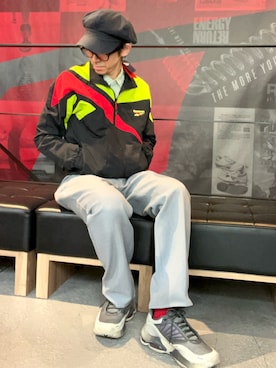 「reebok」｜tasukuさん（メンズ・170cm）の春コーディネート