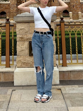 「SKECHERS（スケッチャーズ）のアイテム（シューズ）」を使った、mlikemm11さん（骨格ウェーブ・レディース・164cm）の秋コーディネート