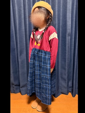 「アイテム（ワンピース/ドレス）」を使った、maaboos2さん（キッズ・120cm）の冬コーディネート