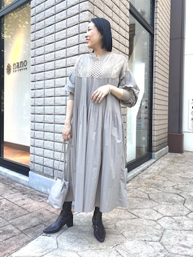 「プリーツ」｜nom_373さん（レディース・164cm）の秋コーディネート