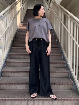 「アイテム（リング）」を使った、nom_373さん（レディース・164cm）の夏コーディネート