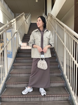 「アイテム（その他アウター）」を使った、nom_373さん（レディース・164cm）の秋コーディネート