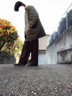 「WYM LIDNM（ウィム バイ リドム）のMILANO RIB HEAVY WEIGHT PO KNIT（ニット/セーター）」を使った、attyanさん（メンズ・173cm）の冬コーディネート
