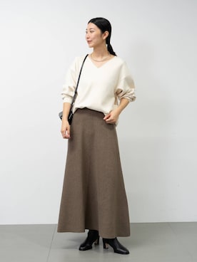 「アイテム（チョーカー）」を使った、sai1211さん（レディース・168cm・20代）の秋コーディネート