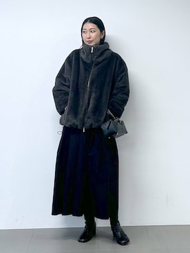 「BARNYARDSTORM（バンヤードストーム）のBARNYARDSTORM / TRスムースVネックプルオーバー/ マシンウォッシャブル 【YouTube「i.style closet」紹介アイテム】（スウェット）」を使った、sai1211さん（レディース・168cm）の秋コーディネート