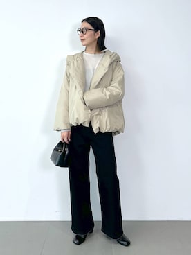 「アイテム（ダウンジャケット/コート）」を使った、sai1211さん（レディース・168cm・20代）の冬コーディネート