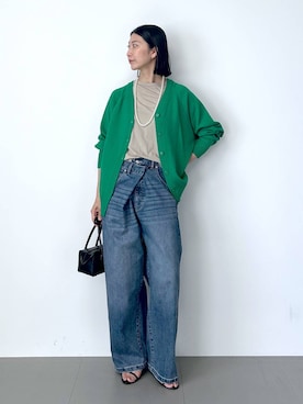 「デニム_バンヤードストーム」｜sai1211さん（レディース・168cm）の夏コーディネート