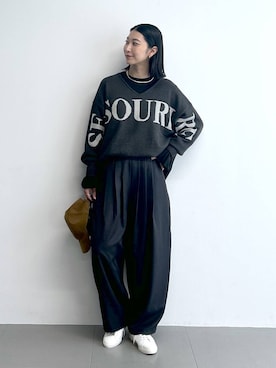 「アイテム（チョーカー）」を使った、sai1211さん（レディース・168cm・20代）の秋コーディネート