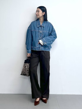 「アイテム（チノパンツ）」を使った、sai1211さん（レディース・168cm・20代）の秋コーディネート
